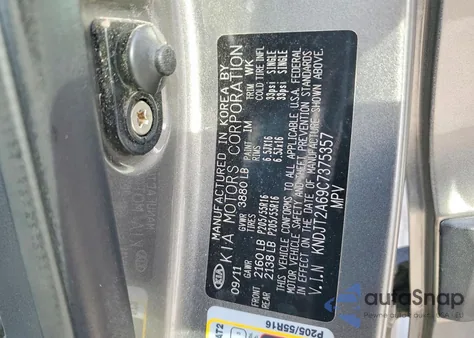 2012 Kia Soul + z USA, uszkodzony, nr VIN KNDJT2A69C7375357